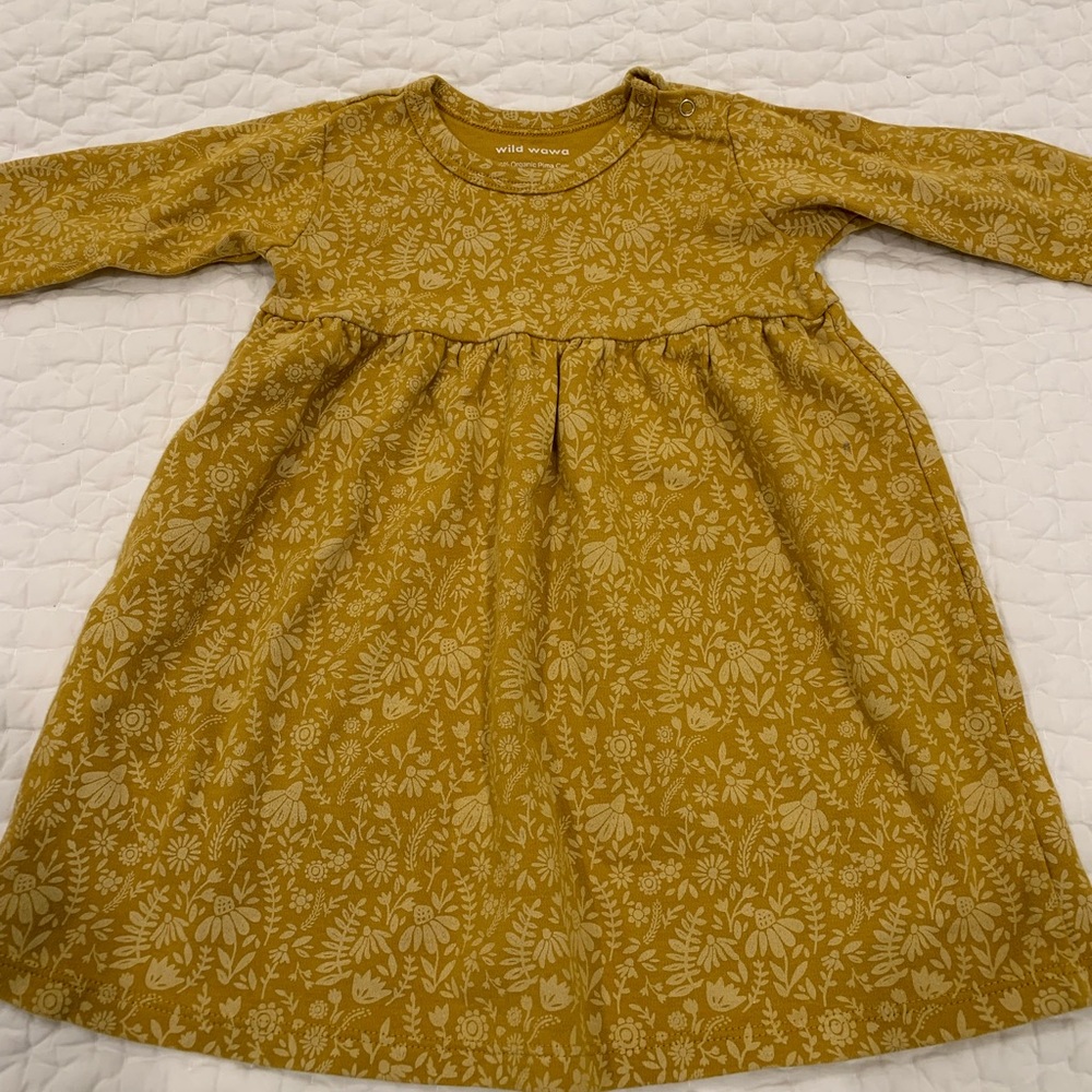 Wild Wawa mustard dress